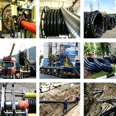 Advanced Continuous Pert Flexible Pre-Insulated Pipe Production Line for Efficiency