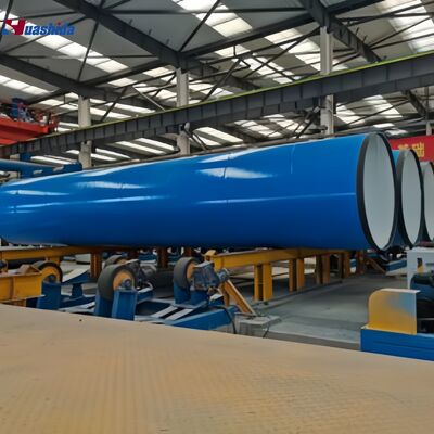 Automatic Steel Pipe Internal & External Blasting and FBE Powder Coating Line