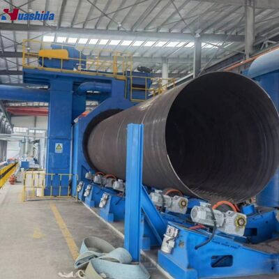 Automatic Steel Pipe Internal & External Blasting and FBE Powder Coating Line
