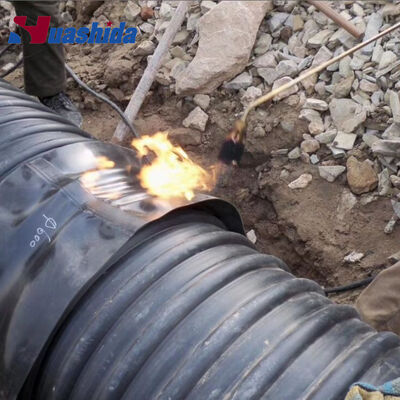 Radiation Crosslinked EN253 Certified Heat Shrinkable Sleeve for Pipeline Joints with 450/500mm Width