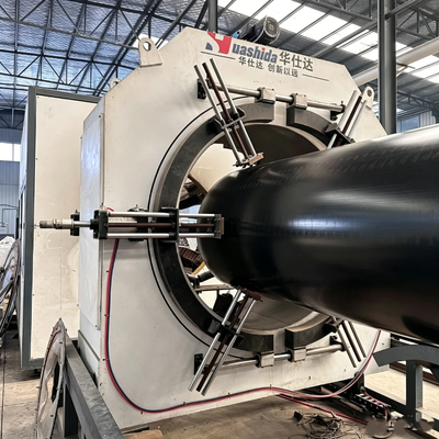 خط طحن أنابيب الدرع HDPE عالي الإنتاج للأنابيب المعزولة مسبقًا للتدفئة
