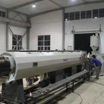 HDPE Large Diameter Hollow Wall Spiral Winding Pipe Production Line for Municipal Drainage with Single-screw Extruder