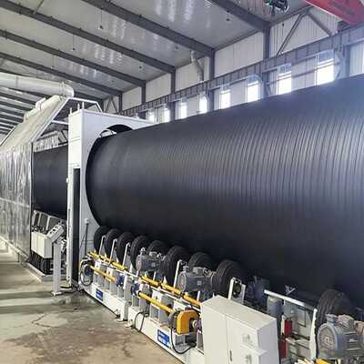 PUR Spray PE Wrapping Pre-Insulated Steel Pipe Production Line for Oil Gas Chilled Water
