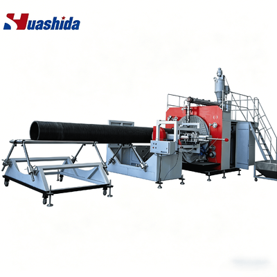 HDPE PP PVC Double Wall Corrugated Pipe Line for Municipal Sewage Drainage