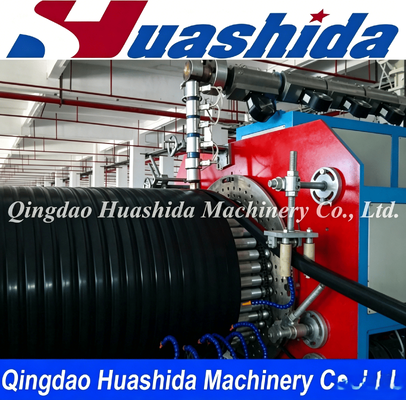 HDPE PP PVC Double Wall Corrugated Pipe Line for Municipal Sewage Drainage