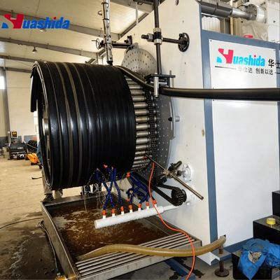 HDPE PP PVC Double Wall Corrugated Pipe Line for Municipal Sewage Drainage
