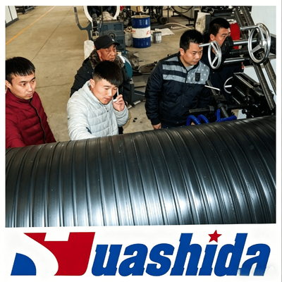 200-4000mm HDPE Hollow Wall Winding Pipe Production Line for Sewage Road Drainage