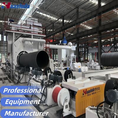 Durable Polyurethane PU Spraying Foam Pre-Insulated Pipe Production Line