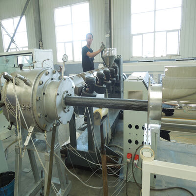 Smart Controlled PERT PU Foam Pipe Extrusion Line with One-Step Continuous Foaming Process and Automatic Operation for PE-RT II Pipes