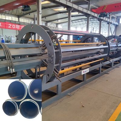 Automatic 3LPE Coating Pipe Production Line with PLC Control System and FBE Epoxy Powder Coating
