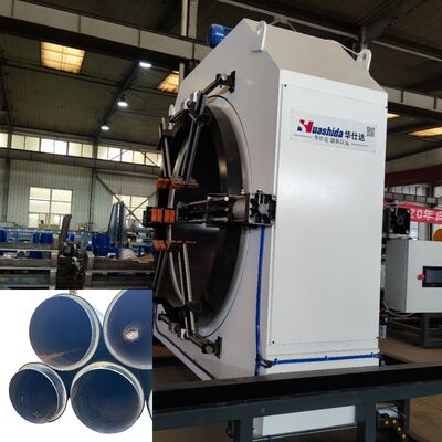 Automatic 3LPE Coating Pipe Production Line with PLC Control System and FBE Epoxy Powder Coating