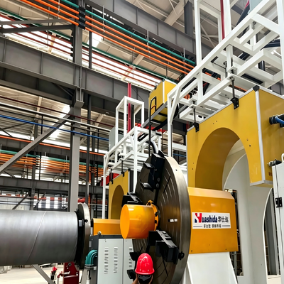 Patented PUR Spray PE Wrapping Pre-Insulated Pipe Production Line for Industrial Pipelines