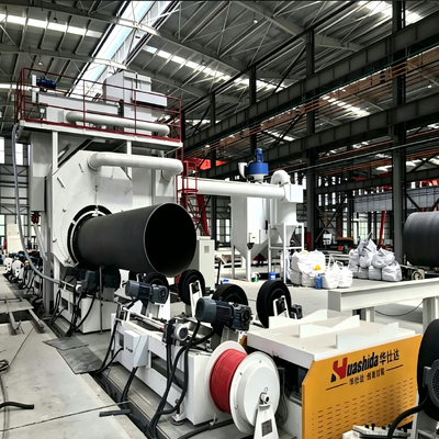 Patented PUR Spray PE Wrapping Pre-Insulated Pipe Production Line for Industrial Pipelines