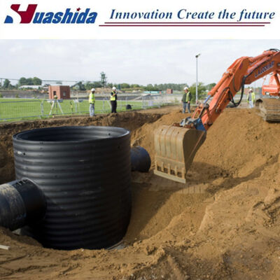 Productielijn voor holle HDPE-wandwikkelbuizen met een buisbereik van 200-3000 mm, hoge ringstijfheid en automatische werking