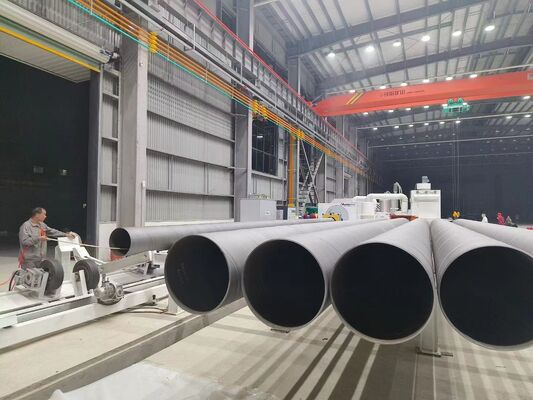 Automatic Steel Pipe Internal External FBE Coating Line for Water Supply Pipelines
