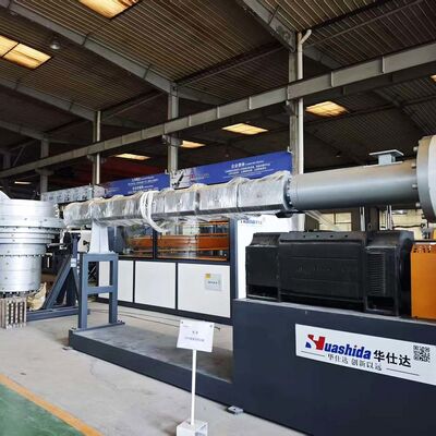 Vacuum Calibration HDPE Jacket Pipe Extrusion Line for District Heating Pre-Insulated Pipe