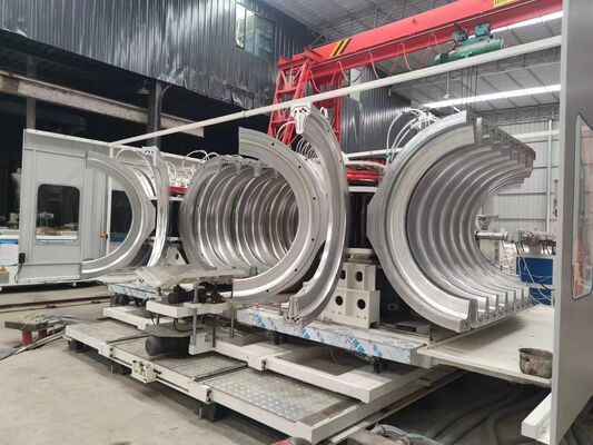 HDPE PP PVC Double Wall Corrugated Pipe Line for Stormwater Road Drainage