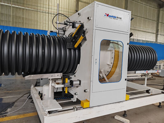 HDPE PP PVC Double Wall Corrugated Pipe Line for Stormwater Road Drainage