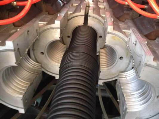 HDPE PP PVC Double Wall Corrugated Pipe Line for Stormwater Road Drainage