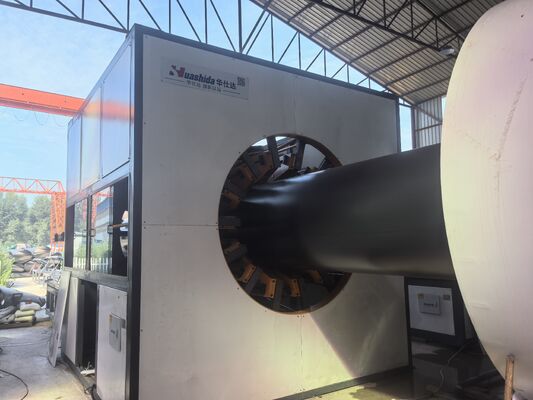 PUR Foam HDPE Jacket Pipe Extrusion Line for District Heating Pre-Insulated Pipe