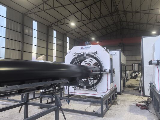 PUR Foam HDPE Jacket Pipe Extrusion Line for District Heating Pre-Insulated Pipe