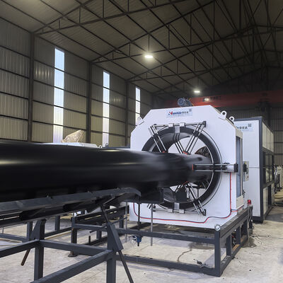 Vacuum Calibration HDPE Jacket Pipe Extrusion Line for District Heating Pre-Insulated Pipe