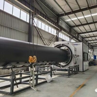 Automatic HDPE Jacket Pipe Extrusion Line for PU Pre-Insulated Pipes