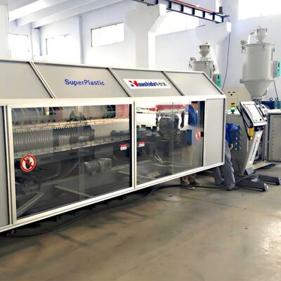 HDPE Double Wall Corrugated Pipe Production Line for Municipal Drainage