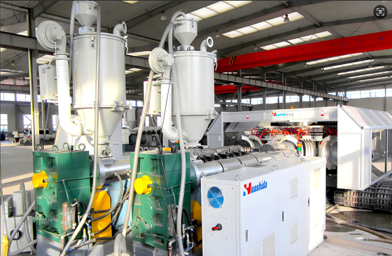 High-Speed PE/PP Double-Wall Corrugated Pipe Production Line