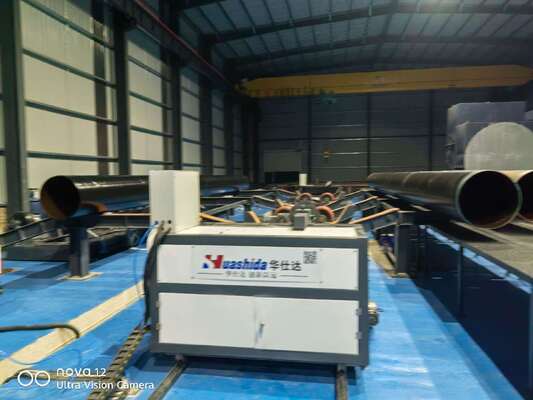 Automatic 3-Layer PE FBE Steel Pipe External Anti-Corrosion Coating Machinery