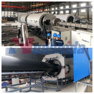 Large-Diameter Pre-Insulated Pipe Production Line with chipless cutting machine