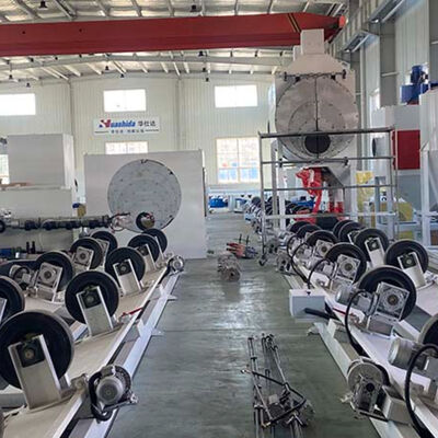Automatic 3LPE Coating Pipe Production Line with PLC Control System and FBE Epoxy Powder Coating