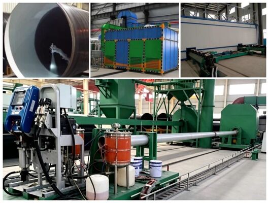 Steel Pipe Inner Wall Liquid Epoxy Anti‑Corrosion Coating Production Line
