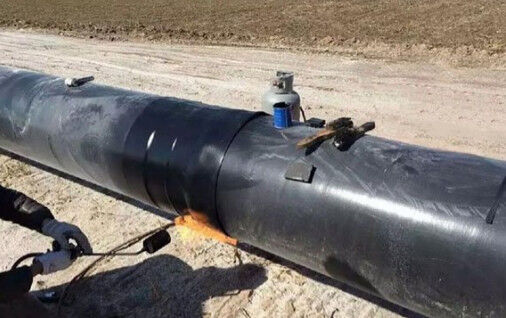 Radiation Cross-Linked PE Heat Shrink Sleeve for petroleum Pipeline Field Joint