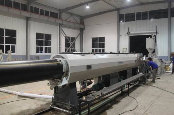 PVC PE80 PE100 HDPE Pipe Extrusion Line for Municipal Water Gas Supply