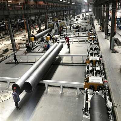 PUR Spray PE Wrapping Pre-Insulated Pipe Line for District Water Cooling Heating