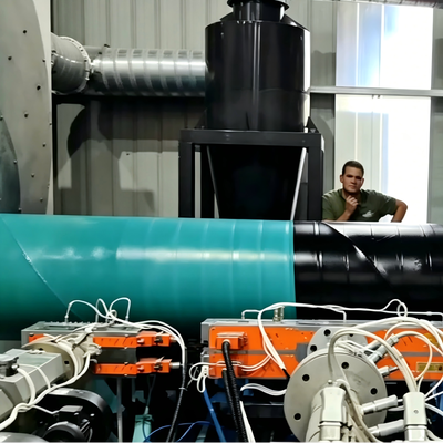 Certified 3LPE FBE Steel Pipe Anti-Corrosion Coating Line for Water Gas Supply