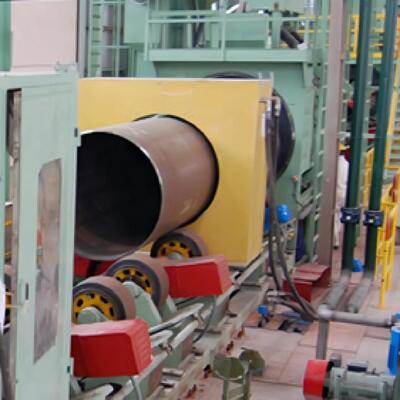 Certified 3LPE FBE Steel Pipe Anti-Corrosion Coating Line for Water Gas Supply