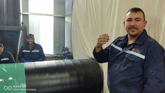 3LPE Coating Line for Steel Pipe Anti-Corrosion DN114-820 mm