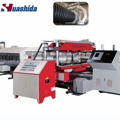 High Efficiency HDPE/PP Double Wall Corrugated Pipe Extrusion Line