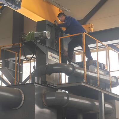 Steel Pipe Shot Blasting Machine DN114-1420 mm