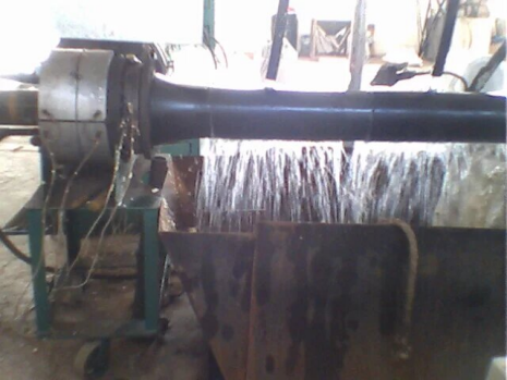 Small Diameter 3LPE Coating Machine DN57-325 mm Cladding Type