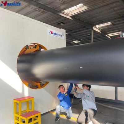HDPE Jacket Pipe Extrusion Production Line with Vacuum Calibration System
