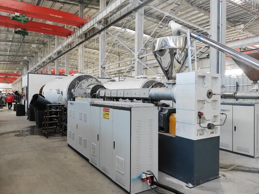 HDPE PE Jacket Pipe Extrusion Line for PU Forming Pre-Insulated Pipes