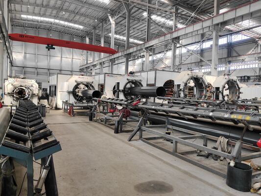 HDPE PE Jacket Pipe Extrusion Line for PU Forming Pre-Insulated Pipes