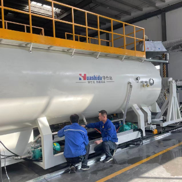 Turnkey HDPE Pipe Extrusion Machine for Water Gas Supply with PLC Control